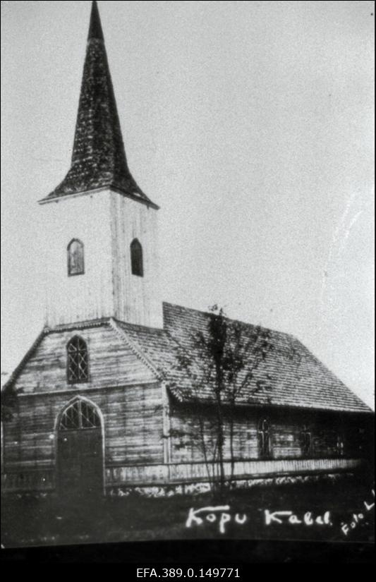 1887.a. ehitatud Kõpu kabel.