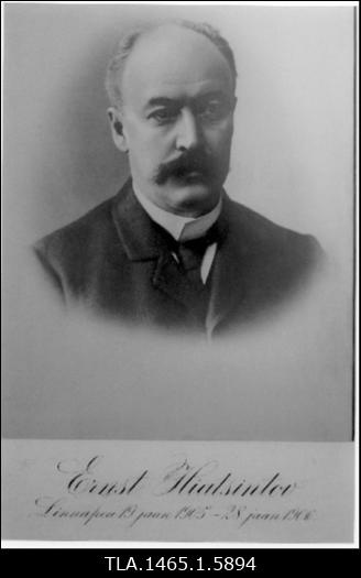 Hiatsintov, Ernst, Tallinna linnapea 19. jaanuar 1905- 28. jaanuar 1906.