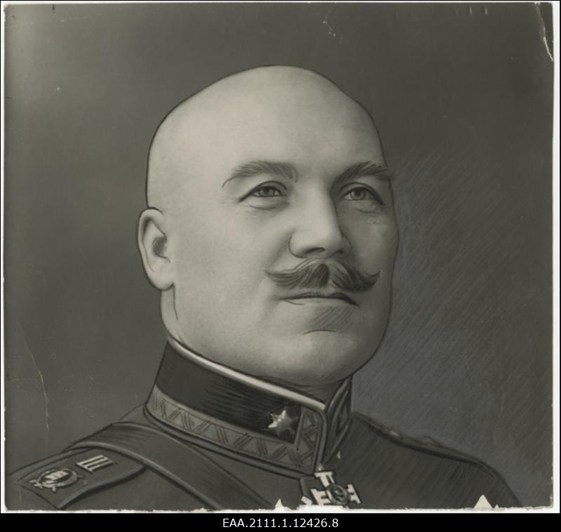 Aleksander Tõnisson, Eesti sõjaväelane (kindralmajor, 1918), 1934–1939 Tartu linnapea ja 1939–1940 Tallinna ülemlinnapea, portreefoto