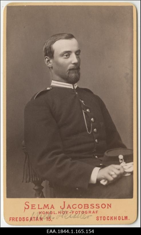 Rootsi politseinik(?) Wilhelm Heissler, portreefoto