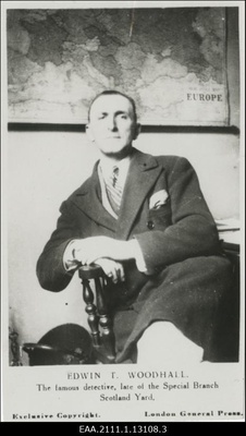 Edwin Thomas Woodhall, briti politseinik, detektiiv ja krimikirjanik, portreefoto  duplicate photo