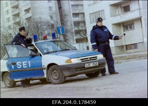 Politseipatrull Lasnamäel.