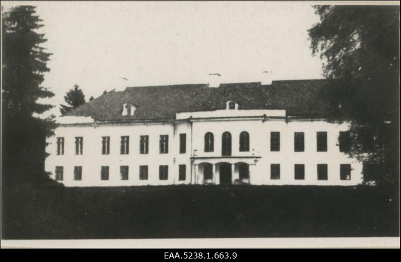 Roosna-Alliku mõis, repro Heinz Pirangi teoses "Das Baltische Herrenhaus" olevast illustratsioonist