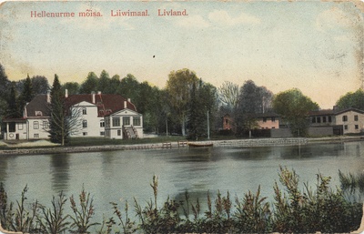 Hellenurme Manor in Liiwimaa : Livland  duplicate photo
