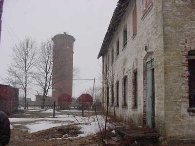 Water Tower Aseris Rahu Street, East-Viru county Aseri municipality  duplicate photo