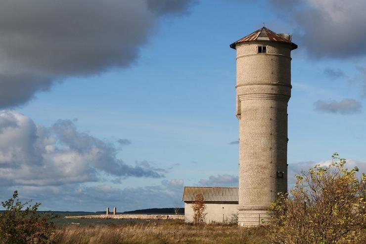 Fish combining water tower West County Haapsalu city New-Satama tn 25