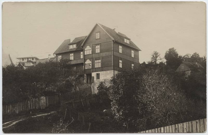 fotopostkaart, Viljandi, Roosi tn 6 (Villa Lorenzon, Kõiva maja), u 1920