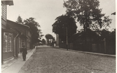 fotokoopia, Paide Pärnu tänav 1930-ndatel a.  duplicate photo