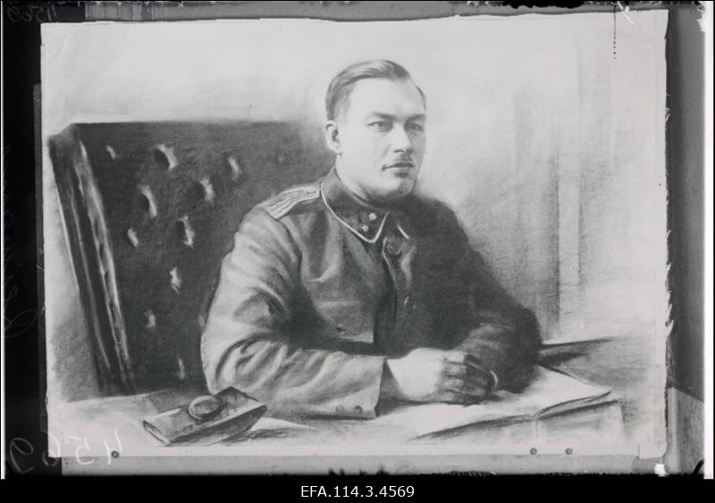 Sõjaväe Varustusvalitsuse ülem alampolkovnik Rudolf Reimann.