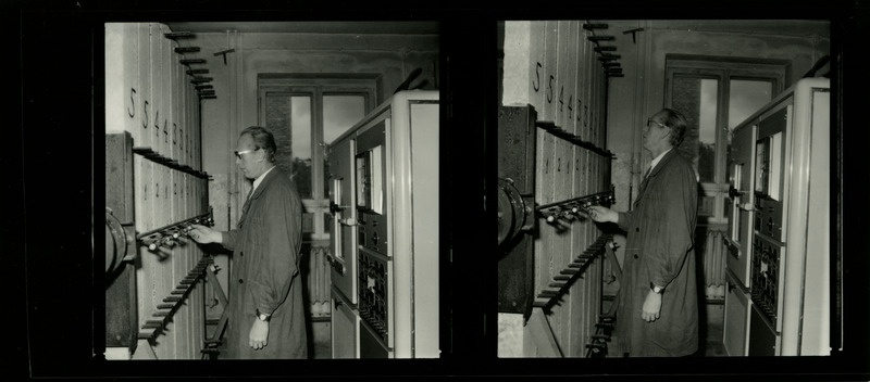 Vanemteadur Artur Hain TPI ehitusmaterjalide laboris, 13.sept. 1977