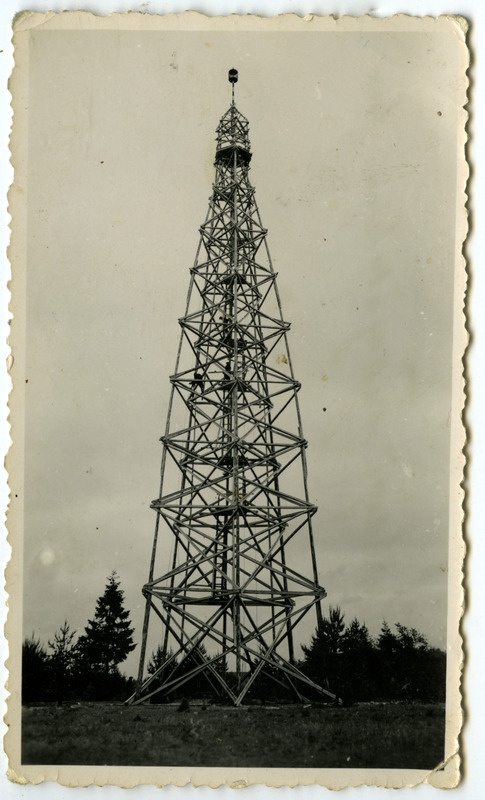 Kolbergi triangulatsioonitorn, kõrgus tähise tipuni 46 m, juuni 1938.a.