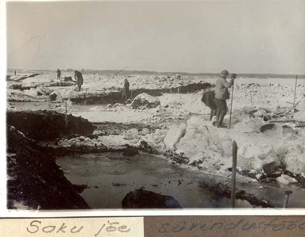 foto Saku jõe süvendustööd