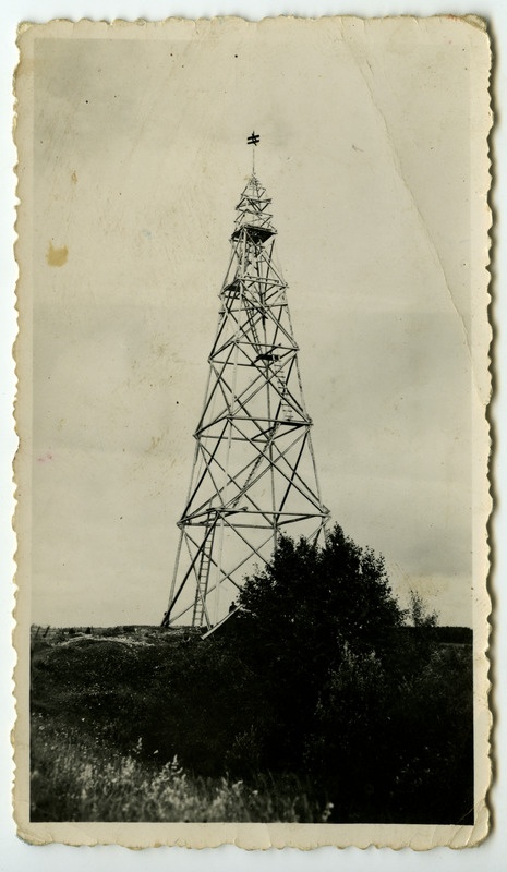 Are triangulatsioonitorn, kõrgus tähisetipuni 33m, 1938.a.