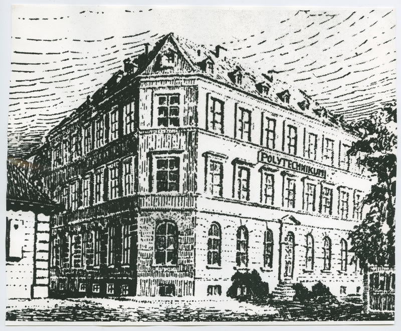 Riia Polütehnilise Instituudi esimene hoone aastatel 1862-1869