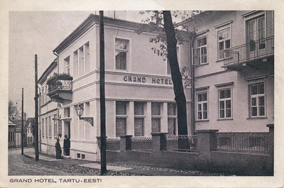 Grand Hotel (Vallikraavi t). Tartu, 1925-1935.  duplicate photo