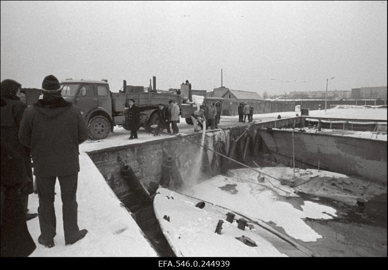 Endise Nõukogude Liidu sõjaväebaas Paldiskis.