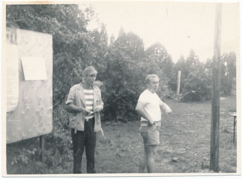Foto. Sidetöötajate a/ü vabariiklik seminarlaager Haapsalu raj. Kirimäel, foto H. Matsberg, 1973