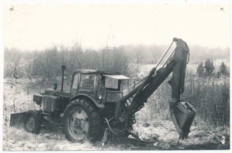 Foto. Kingissepa ATJ ehitamine, 1976