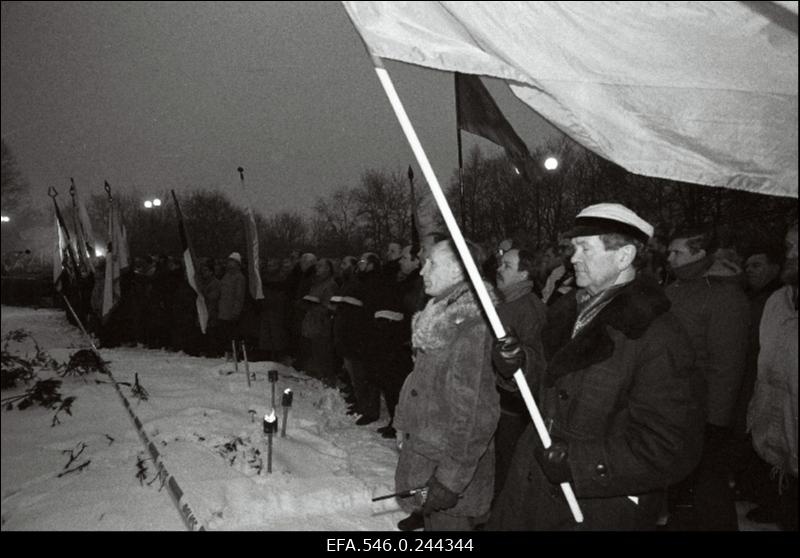 Eesti Vabariigi 75. aastapäeva tähistamine.