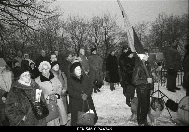 Eesti Vabariigi 75. aastapäeva tähistamine.