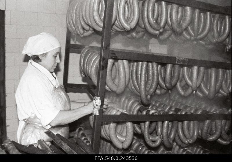 Tööprotsess lihakombinaadis.