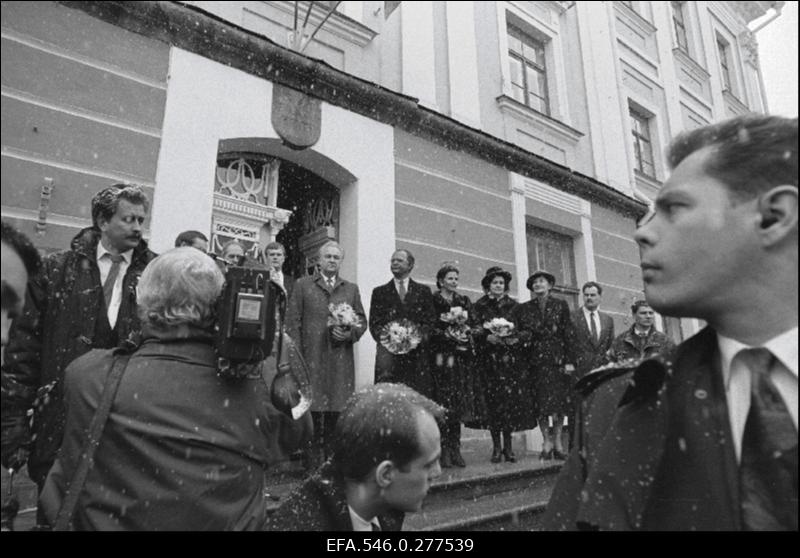 Rootsi kuningas Karl XVI Gustav ja kuninganna Silvia külaskäigul Eestisse.