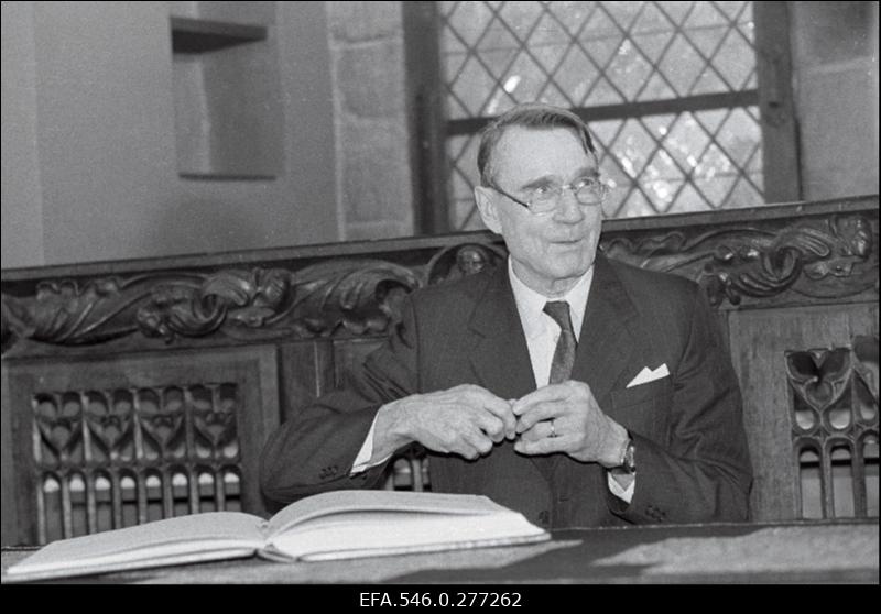 Soome presidendi Mauno Koivisto lühivisiit Tallinna.