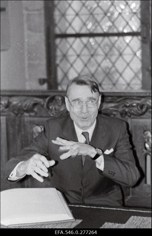 Soome presidendi Mauno Koivisto lühivisiit Tallinna.