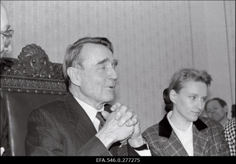 Soome presidendi Mauno Koivisto lühivisiit Tallinna.