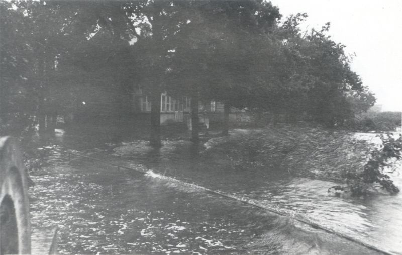 Foto. Vaade Tšaikovski puiesteele tormijärgse suurvee ajal. 1967.