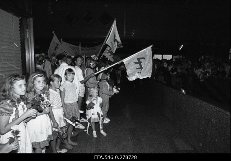 Barcelona olümpiamängudel osalenud Eesti sportlaste pidulik vastuvõtt.