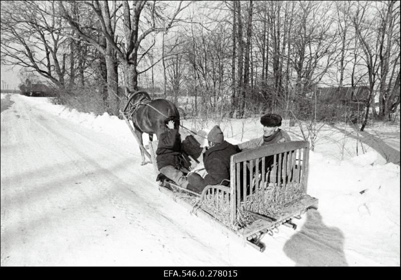 Talvised kalastajad.