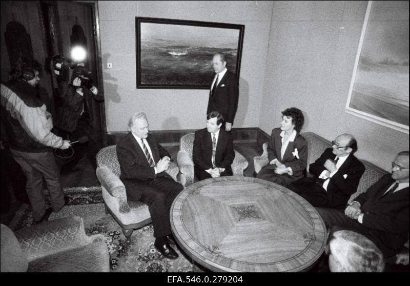 Soome välisministri Paavo Väyryneni visiit Eestisse.