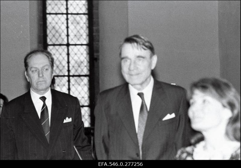 Soome presidendi Mauno Koivisto lühivisiit Tallinna.