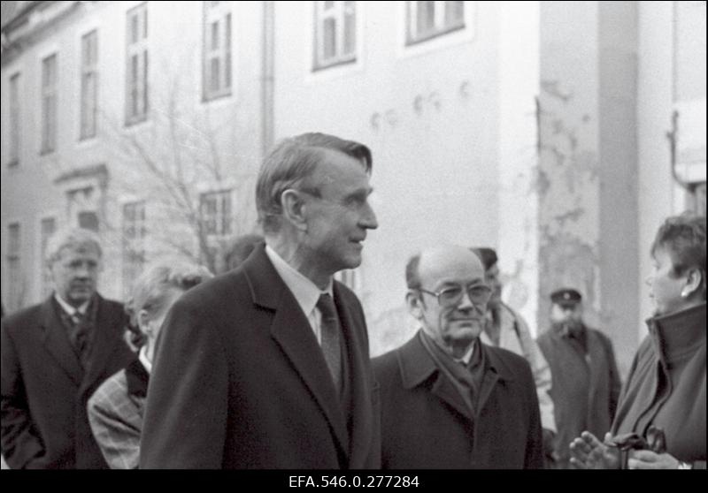 Soome presidendi Mauno Koivisto lühivisiit Tallinna.