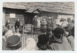 Kaarel Liimandi mälestuskivi avamine. Avab K. Nigul