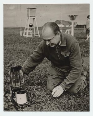 Kuusiku agrometeoroloogia jaama juhataja Karl Põiklik