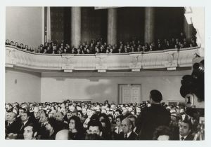 EKP Keskkomitee ja ENSV Ülemnõukogu koosolek. Vaade koosoleku saali