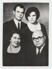 Perekond Mailand. Voldemar Panso õde Irina oma perekonnaga 1968.a.