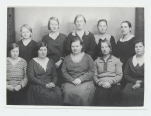 Kehtna Perenaiste Talvekooli õpilasi 1931.a.