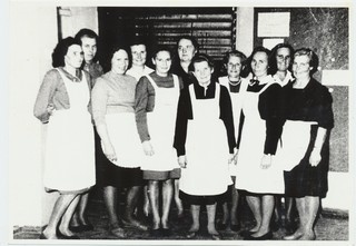 Kolhoos „Võit“ lõikuspidu perenaised- kokad 1966.a.