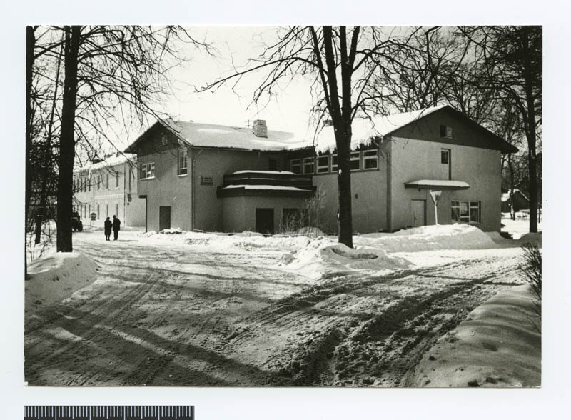 foto, Viljandi khk, Jämejala, haigla uus peahoone, veebruar 1981 , foto E. Veliste