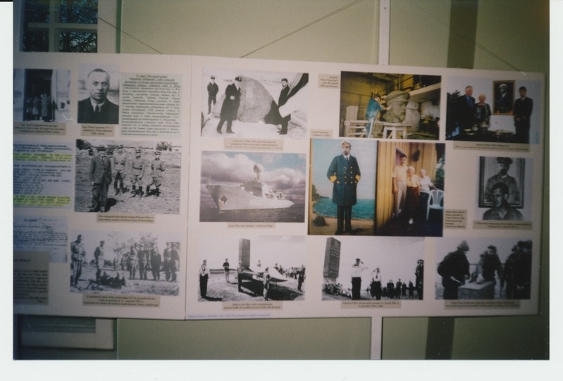 Stend Vabadussõja admiral Johan Pitkast.