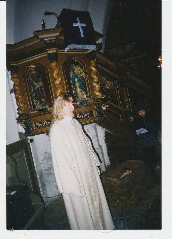 Helle Anderson jutustab lastele kirikus