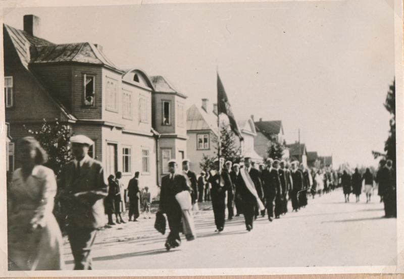 Foto. Haapsalu Meestelaulu Ühingu Meeskoor 1942-1943. Märjamaal