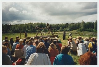 Etendus „100 aastat tagasi“ Kurgjal. Küüni ehitus