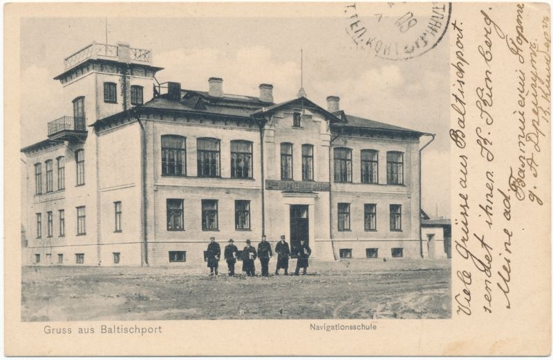 Postkaart. Paldiski vaade - merekool. 1908.