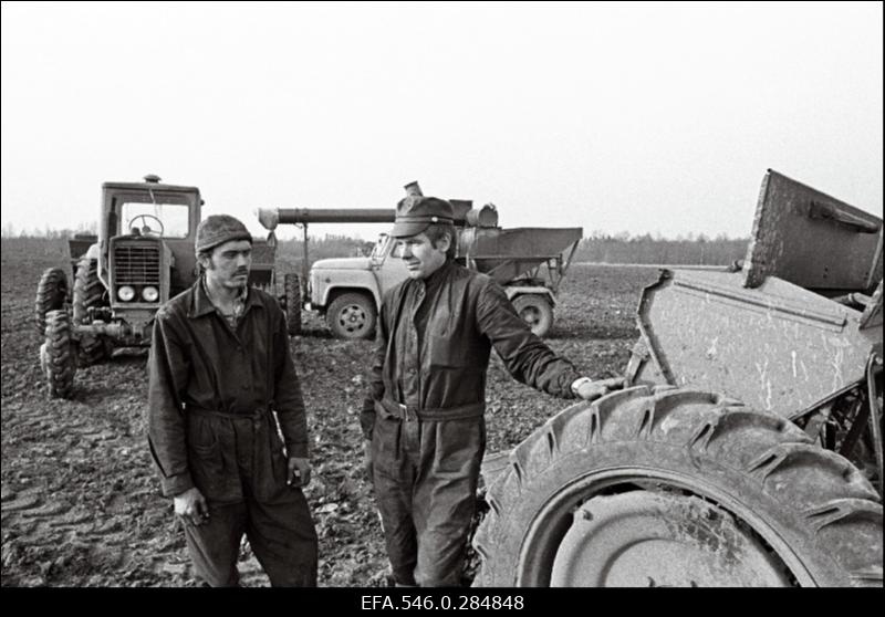 Kevadtööd Ääsmäe sovhoosis