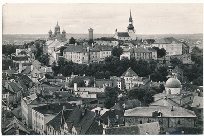 Fotopostkaart. Tallinna vaade. Toompea. 1961. Foto: E. Friedrihsons  duplicate photo