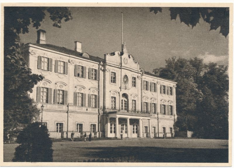 Postkaart. Tallinna vaade. Kadrioru loss. 1955.